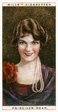 Priscilla Dean (1896-1987), American atress, 1928.Artist: WD & HO Wills