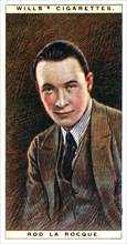 Rod la Rocque (1896-1969), American actor, 1928.Artist: WD & HO Wills