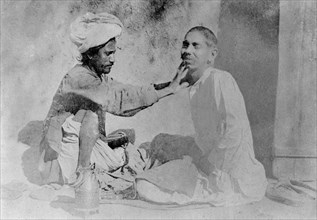 Barber, Chakrata, India, 1917. Artist: Unknown
