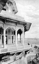 Samman Burj balcony at Agra Fort, 20th century. Artist: Unknown