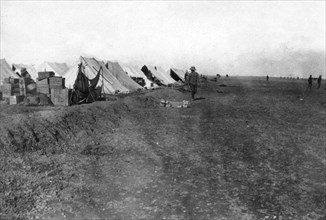 British 1/5 RWR camp, near Baghdad, 1918. Artist: Unknown