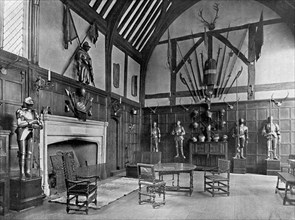 The Hall at Ockwells Manor, Berkshire, 1905. Artist: Unknown