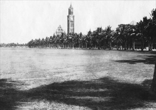 The Rajabai Tower, University of Bombay, India, c1918. Artist: Unknown