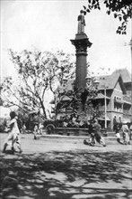 Parsee's memorial fountain, Mumbai, India, c1918. Artist: Unknown