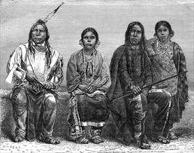 The Sioux, USA, 19th century.Artist: C Gilbert