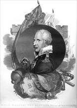Field Marshal von Blucher, Prince of Wagstadt, 1816.Artist: T Wallis