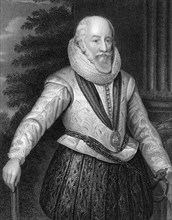 Edward Somerset (c1550-1628), 4th Earl of Worcester, (1825).  Creator: J Parker.