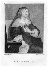 Anne of Austria (1601-1666), 19th century. Creator: Scheneker.