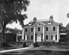 Longfellow's House, Cambridge, Massachusetts, USA, 1893.  Artist: John L Stoddard