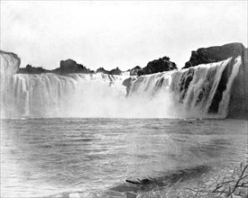 Shoshone Falls, Idaho, USA, 1893.Artist: John L Stoddard