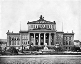 Comedy Theatre, Schiller Platz, Berlin, 1893.Artist: John L Stoddard