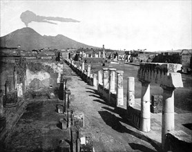 The Forum, Pompeii, Italy, 1893. Creator: John L Stoddard.