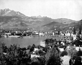 Lucerne, Switzerland, 1893.Artist: John L Stoddard