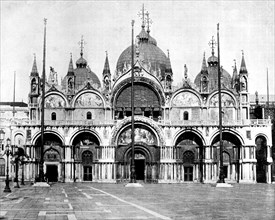 St Mark's, Venice, Italy, 1893.Artist: John L Stoddard
