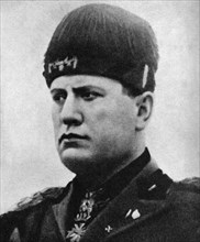 Benito Mussolini (1883-1945), Italian fascist dictator, 1922 (1936). Artist: Unknown