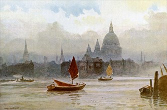 'The Thames', 1902-1903. Artist: Fred Burgess