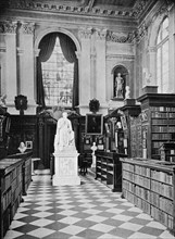 Lord Byron's statue, Trinity College Library, Cambridge, 1902-1903.Artist: HC Leat