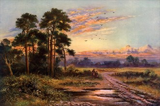 'Autumn Sunset', 1911-1912.Artist: J Maurice