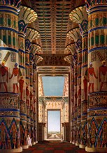 Hall of Columns, Karnak, Egypt, 1908-1909. Artist: Unknown