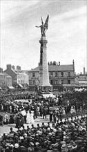 Unveiling the Northumberland War Memorial, 1908-1909.Artist: George Frank