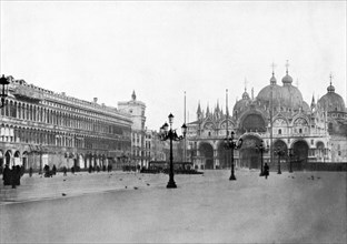 Plaza San Marco, Venice, Italy, 1908-1909.Artist: Homer L Knight