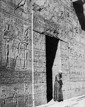 Temple of Horus, Edfou, Egypt, 1935. Artist: Unknown