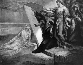 'The Raising of Lazarus', 1926.Artist: Frederic Shields