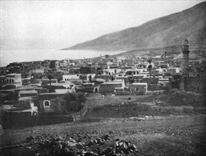 Tiberias and the Lake of Galilee, 1926. Artist: Unknown