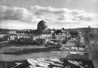 The Mosque of Omar on the site of the ancient temple, Bethlehem, Israel, 1926. Artist: Unknown