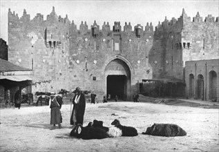 Damascus Gate, Jerusalem, Israel, 1926. Artist: Unknown