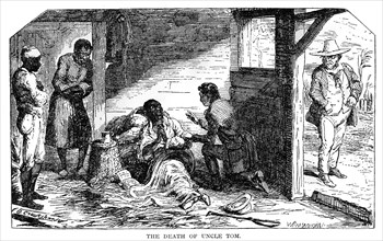 'The Death of Uncle Tom', From Uncle Tom's Cabin published 1852, (1923).Artist: William Heinemann Ltd
