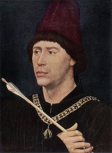 'Portrait of Antoine, Bastard of Burgundy', c1456, (1927). Artist: Rogier Van der Weyden