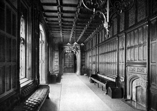 The Division Lobby, House of Commons, Westminster, London, 1926. Artist: Unknown