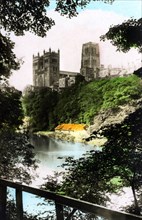Durham's Triple Towers, 20th Century.Artist: Cavenders Ltd