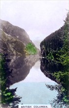 Coastal scene, British Columbia, Canada, c1920s.Artist: Cavenders Ltd