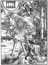 'St John devouring the Book', 1498, (1936).Artist: Albrecht Dürer