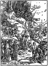 'Martyrdom of the Ten Thousand Christians on Mt Ararat', 1495-1497, (1936). Artist: Albrecht Dürer