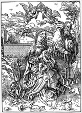 'The Holy Family with the Three Hares', 1497, (1936). Artist: Albrecht Dürer