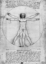 'Proportions of the human figure', c1492, (1936). Artist: Albrecht Dürer