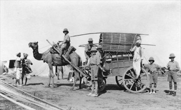 A camel cart, India, 1916-1917. Artist: Unknown
