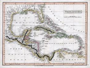 A map of the West Indies, 1808.Artist: C Smith