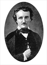Edgar Allan Poe (1809-1849), American author and poet, early 20th century. Artist: Unknown