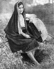 Peasant woman, northern Portugal, 1936.Artist: O Bobone
