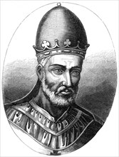 Pope Honorius III (1148-1227), 1849. Artist: Unknown