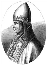 Pope Gregory IX (c1143-1241), 1849. Artist: Unknown
