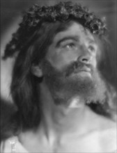 A photographic representation of Jesus, early 20th century.Artist: Tornquist