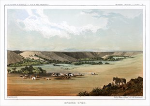 Cheyenne River, USA, 1856.Artist: John Mix Stanley