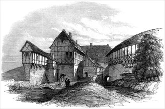 Luther's house at Wartburg Castle, Eisenach, Germany, 1862. Artist: Unknown