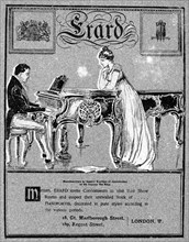Advertisement for Erard pianos, 1901. Artist: Unknown