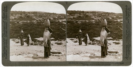 The village of Imwas (Emmaus), Palestine, 1900.Artist: Underwood & Underwood